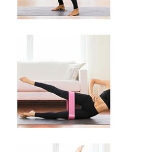 Black Set 3, Light Medium Heavy Resistance Band for Workouts Nwt